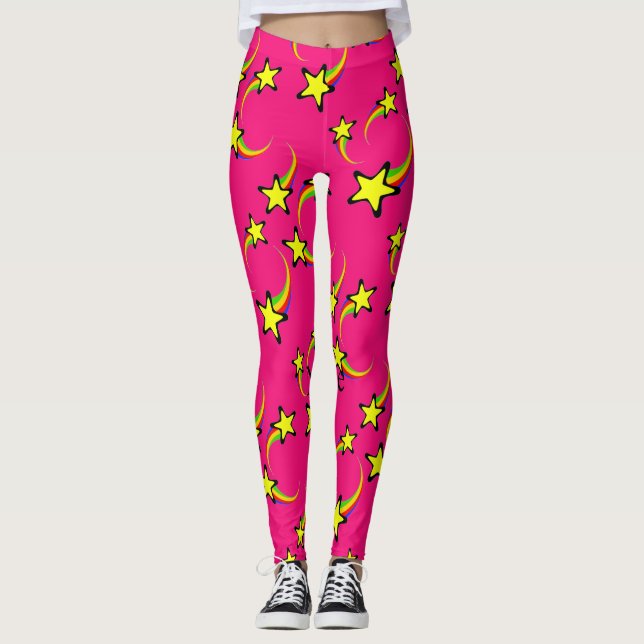 Leggings Rainbow Shooting Stars Thunder_Cove (Devant)