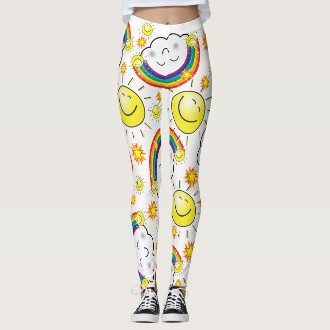 Leggings Rainbow Sun (Devant)