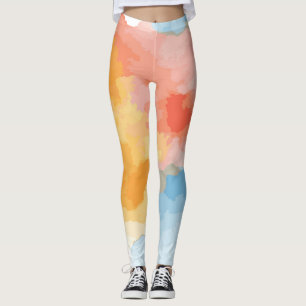 Leggings Rainbow Watercolor Dream