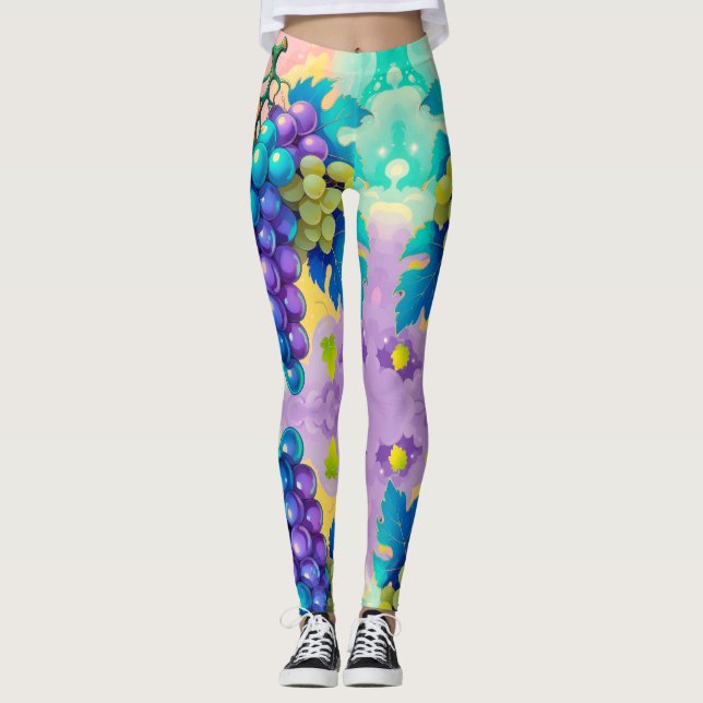 Leggings Raisins colorés (Devant)