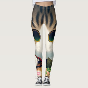 Leggings Ramen mangeant de chat Munchkin