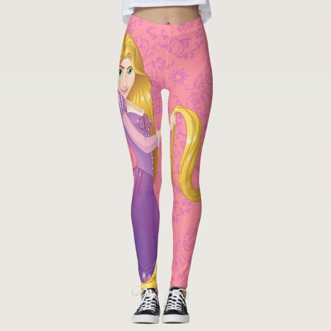 Leggings Rapunzel| Grosse fête des cheveux (Devant)