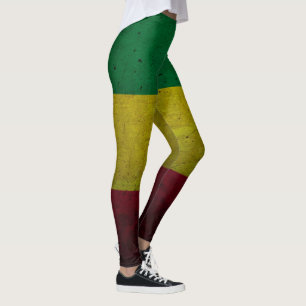 Leggings Rastafara pouvoirs - Rasta Yoga - reggae gin de