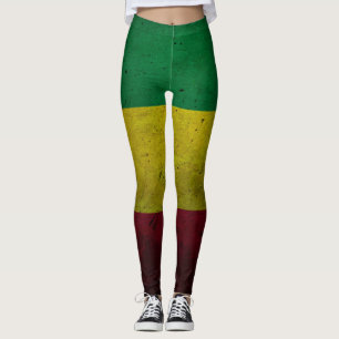 Leggings Rastafara pouvoirs - Rasta Yoga - reggae gin de