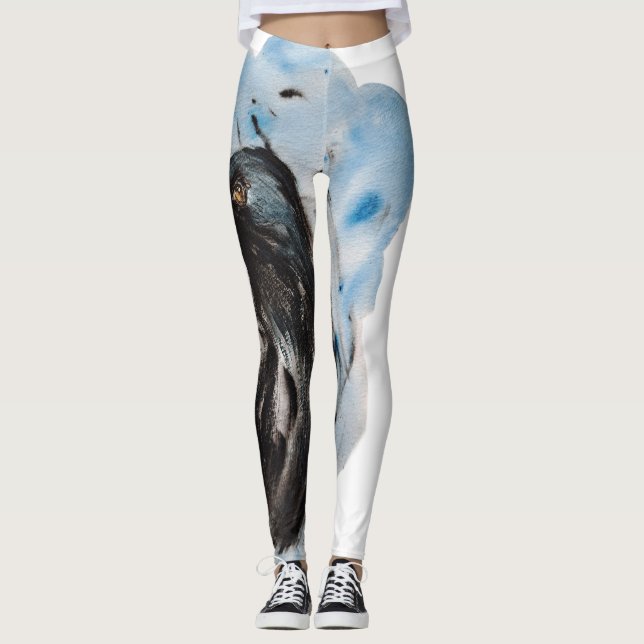 Leggings Raven Magie Harmonie Totem Harmonie Aquarelle Myst (Devant)