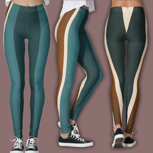 Leggings Rayure Athlétique   Rayures Rétro