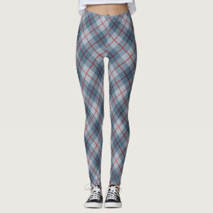 Leggings Rayure Bleu-Rouge de plaid polarisé