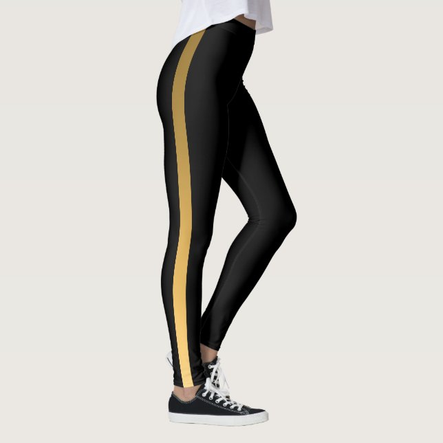 Leggings Rayure d'or (Droite)