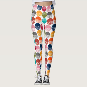 Leggings Rayures et Uni