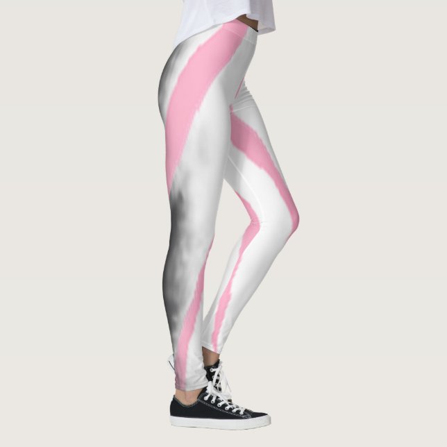 Leggings Rayures roses (Droite)