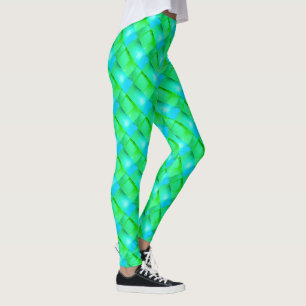 Leggings Rectangle bleu vert courbé ou rayures si mince?