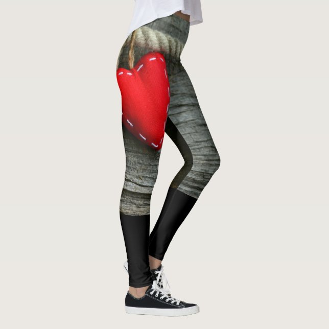 Leggings Red Heart & Rope (Droite)