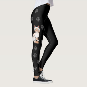 Leggings Red Point Tabby Birman / Ragdoll Cute Cat & Patrou