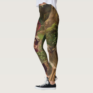 Leggings Red-Ridinghood and the wolf by William Beard