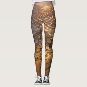 Leggings Réflexion du coucher de soleil sur le sable