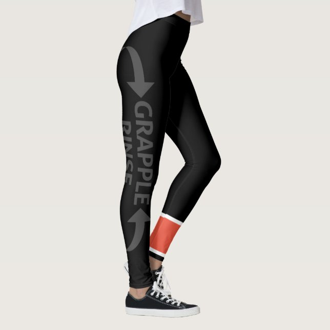 Leggings #RefugeeJitsu a classé les naissains (instructeur  (Droite)