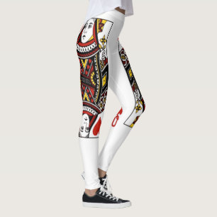 Leggings Reine des guêtres de coeurs
