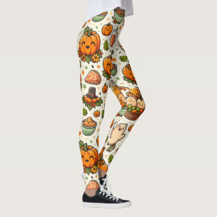 Leggings repas de Thanksgiving en famille