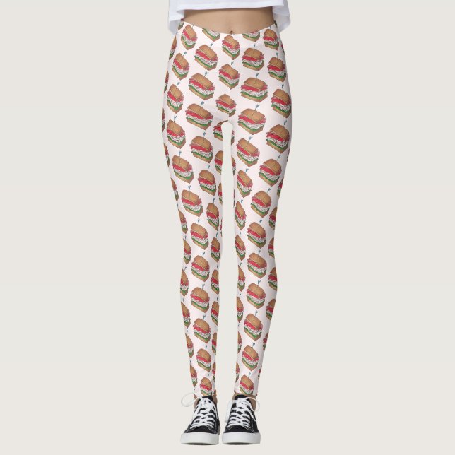 Leggings Restaurant Sandwich Turquie Club Restaurant Diner  (Devant)