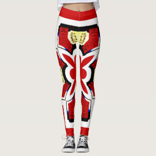 Leggings Résumé Formes style japonais,