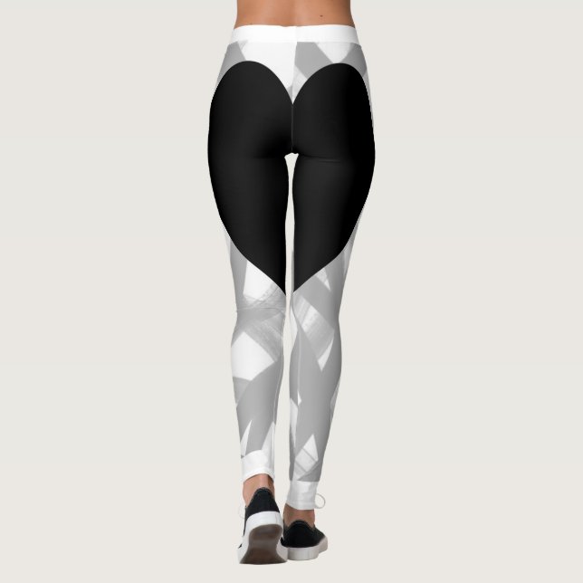 Leggings Retour du coeur noir (Dos)