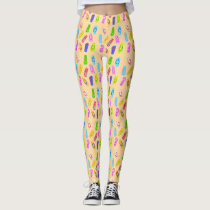 Leggings Retourner les pattes Motifs