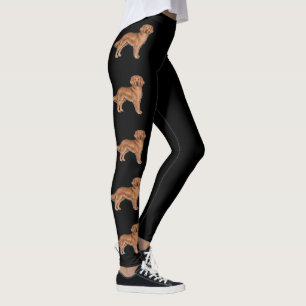 Leggings Retriever doré rouge Chiens de dessin animé mignon