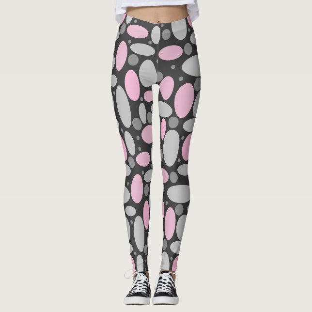 Leggings rétro, années 60, pois (Devant)