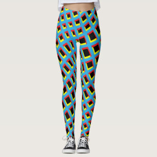 Leggings "Retro Geo Motif"