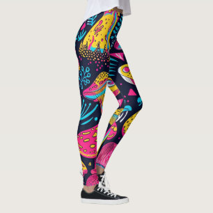 Leggings Rétro Hippsychedelique années 70 60 Hip