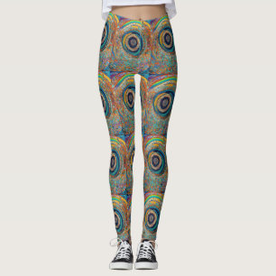 Leggings Retro Psychédélique