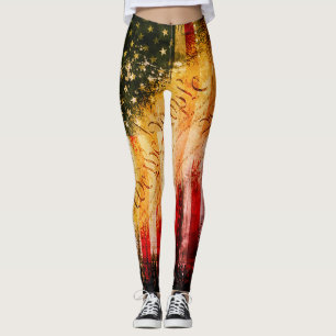 Leggings Retro Rock NOUS LE PEUPLE Drapeau américain