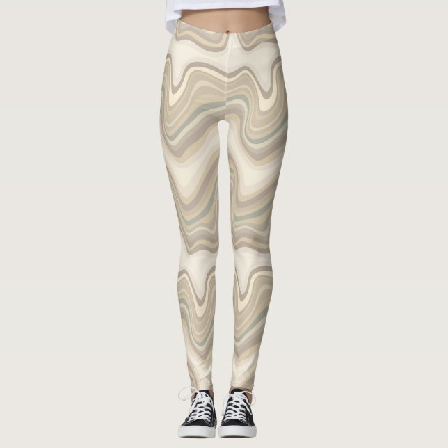 Leggings retro wave neutral (Devant)