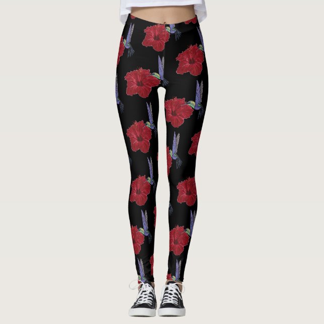 Leggings Rêve de colibri (Devant)