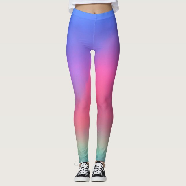 Leggings Rêveur en pastel (Devant)