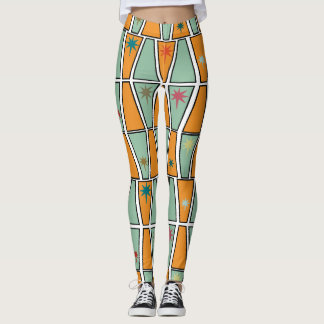 Leggings Rhombuses with Starbursts