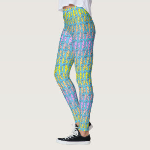Leggings RICK ET MORTY™ Rainbow M. Meeseeks Motif