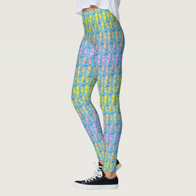 Leggings RICK ET MORTY™| Rainbow M. Meeseeks Motif (Gauche)