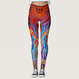 Leggings rituels Shaman Sud-Ouest Peyote