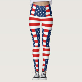 Leggings rmdesignflo55 USA Drapeau sur un arrière - plan ro