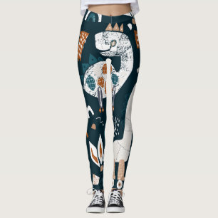 Leggings Robots dinosaures, patte pour enfants ludique et s