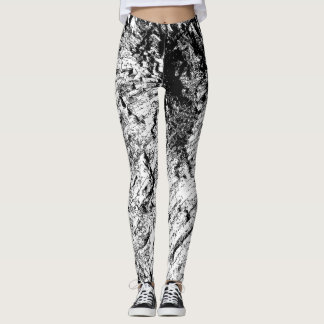 Leggings Roche noire et blanche