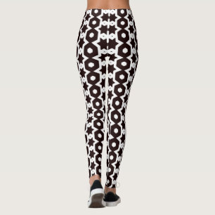 Leggings Rock Star Black & White XS-XL_Leggings