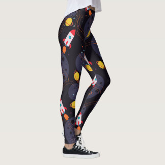 Leggings Rocket dans l'espace 