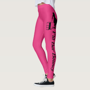 Leggings Rodeo Cowgirl Barrel Racer Nom personnalisé du che