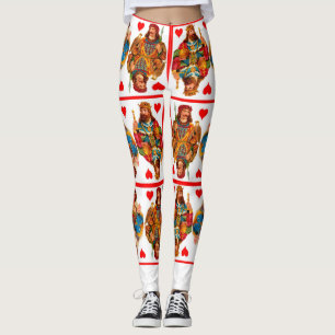 Leggings Roi des Coeurs Reine des Coeurs Jack des Coeurs