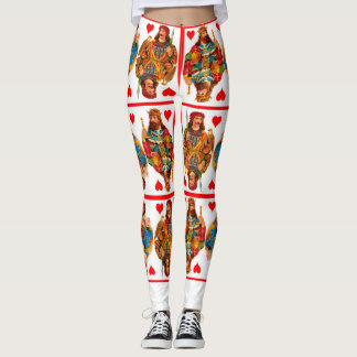 Leggings Roi des Coeurs Reine des Coeurs Jack des Coeurs