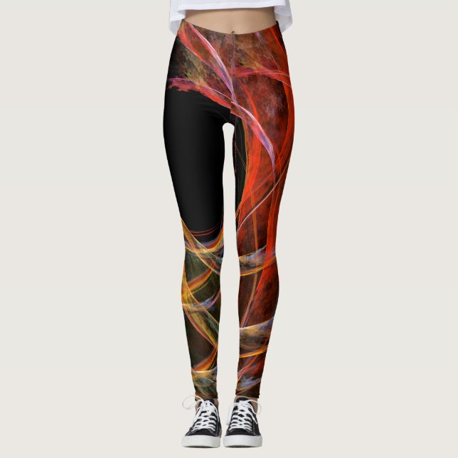 Leggings Rompre le cercle de l'art Abstrait (Devant)