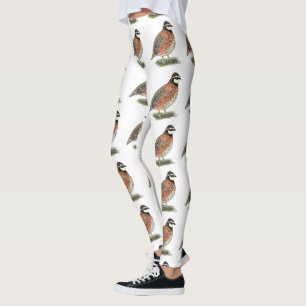 Leggings Rooster Bobwhite Quail