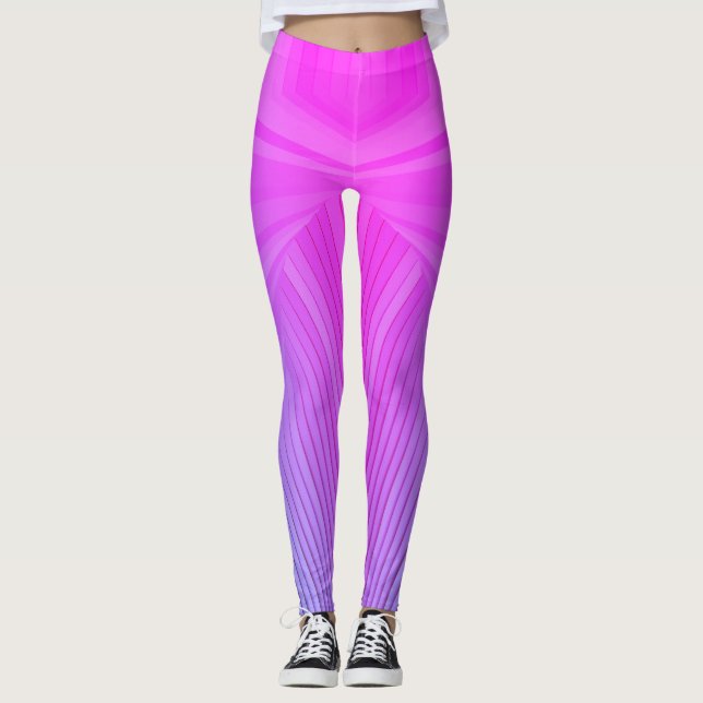 Leggings rose (Devant)
